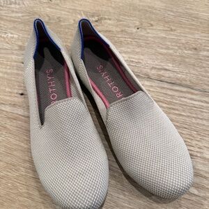 Rothy's The Loafer in Taupe/Cream